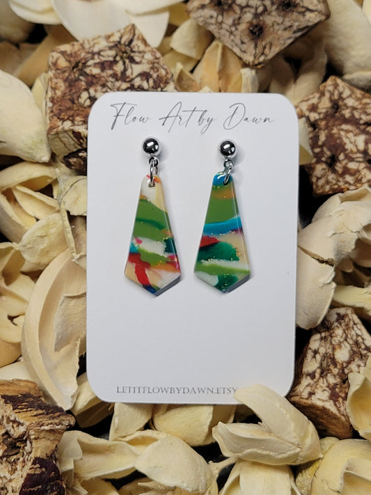 Tutti Fruitti kite earrings